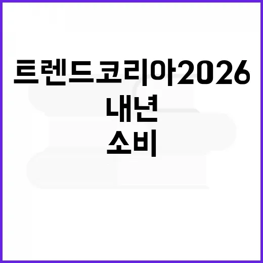 트렌드 코리아 2026로 보는 내년 소비 트렌드
