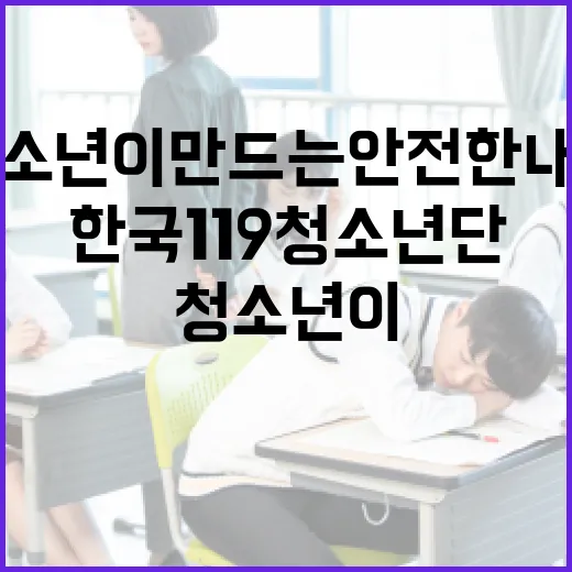 청소년이 만드는 안전한 내일, 한국119청소년단