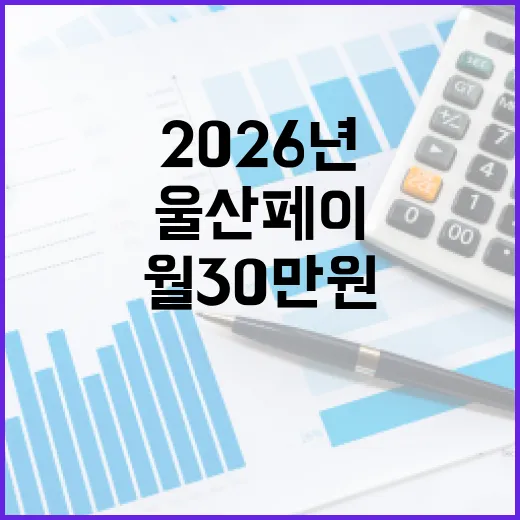 울산페이 2026년 월 30만 원 캐시백 혜택