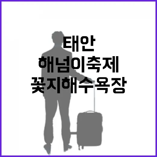 태안 꽃지해수욕장 해넘이 축제 현장