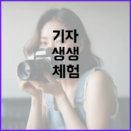 햄실장, 1일 기자 체험 생생 공개