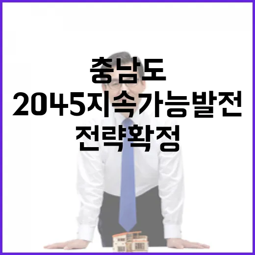 충남도, 2045 지속가능발전 전략 확정