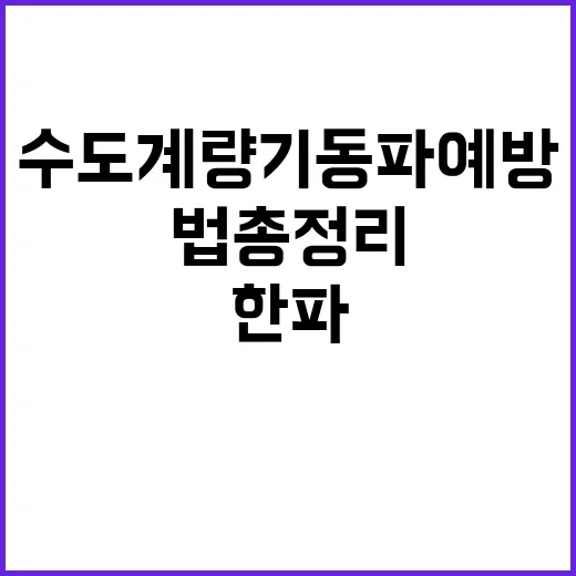 한파 대비 수도계량기 동파 예방과 신고법 총정리