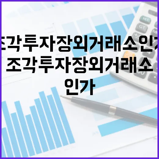 금융위, 조각투자 장외거래소 인가 보도에 신중 요청