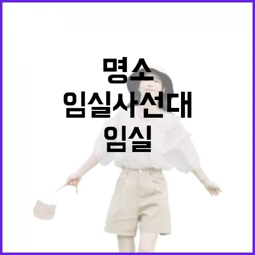 임실 사선대, 자연과 예술이 어우러진 명소