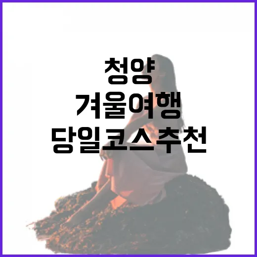청양 겨울여행 완벽 당일코스 추천