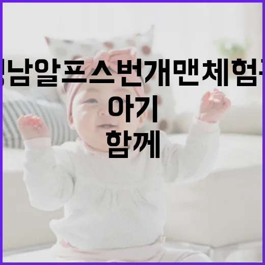 영남알프스 번개맨 체험관 아기와 함께한 체험기