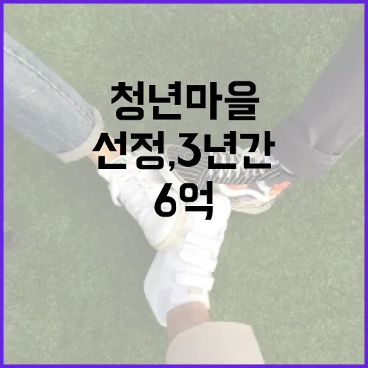 청년마을 10곳 선정, 3년간 6억 지원