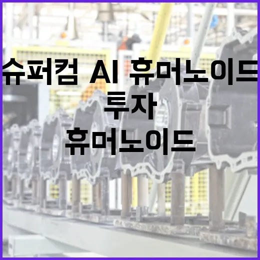 2342억 투자, 슈퍼컴·AI·휴머노이드 융합기술 선도