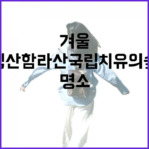 익산 함라산 국립치유의숲 겨울 산책 명소