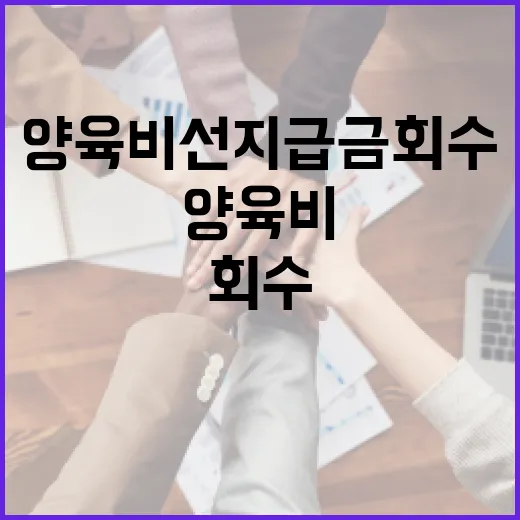 양육비 선지급금 회수 본격화, 미납 시 강제징수 추진