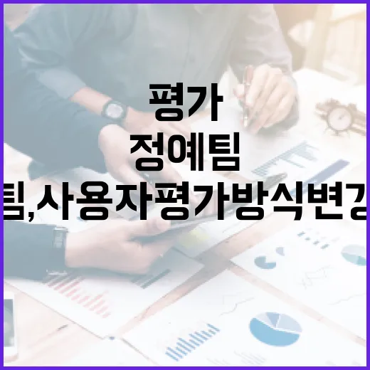정예 팀, 사용자 평가 방식 변경 합의