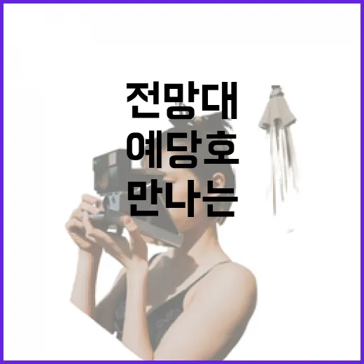예당호 전망대에서 만나는 환상적 전경