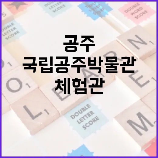 백제 역사 품은 국립공주박물관 체험관