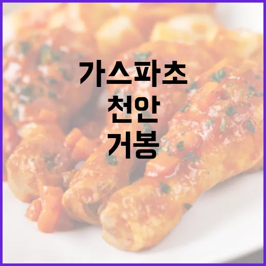 천안 거봉으로 만든 상큼한 가스파초