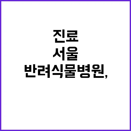 서울 반려식물병원,…