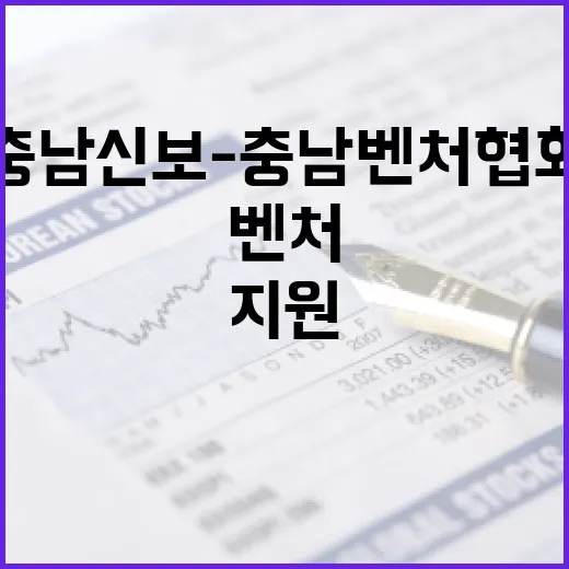충남신보-충남벤처협회 벤처기업 지원 협력 강화