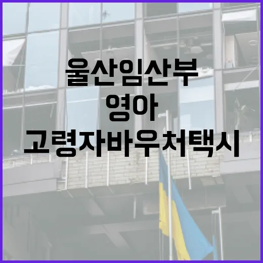 울산 임산부·영아·고령자 바우처 택시 확대