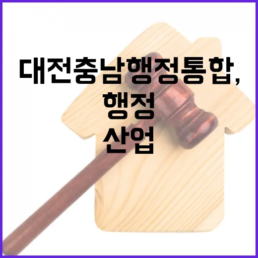 대전충남 행정통합, 일상과 산업에 미칠 변화