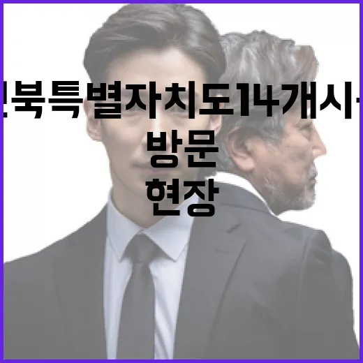 전북특별자치도 14개 시군 현장 방문과 미래 전략