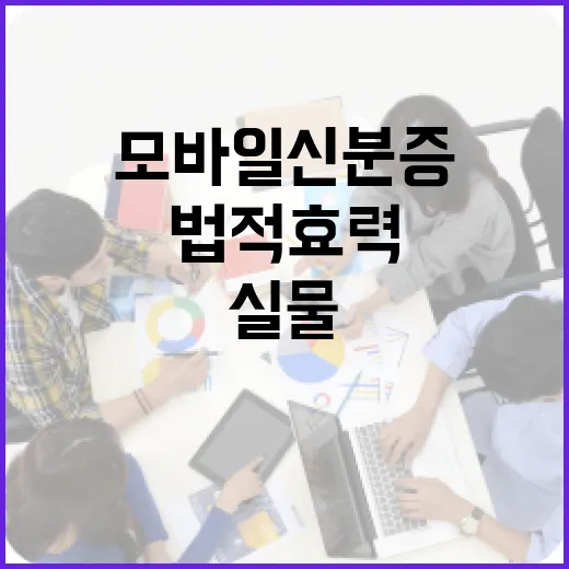 모바일신분증, 실물과 법적 효력 동등