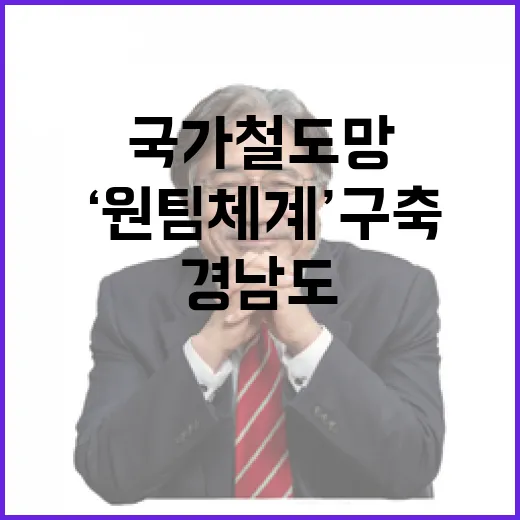 경남도·시군, 국가철도망 ‘원팀 체계’ 구축