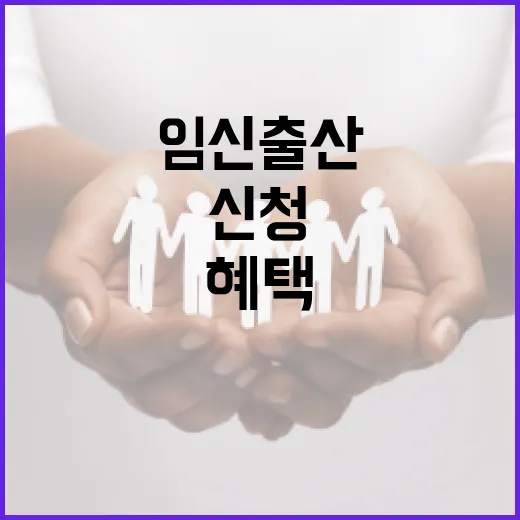 임신출산 혜택, 한 번에 신청하세요