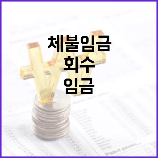 정부 체불임금 지원, 70% 회수 실패 현실