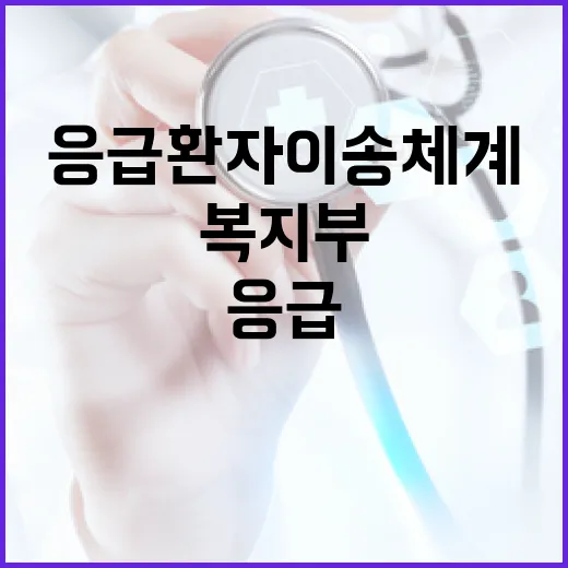 복지부, 응급환자 이송체계 개선안 아직 미확정