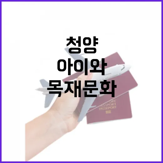 아이와 함께하는 청양 목재문화 체험