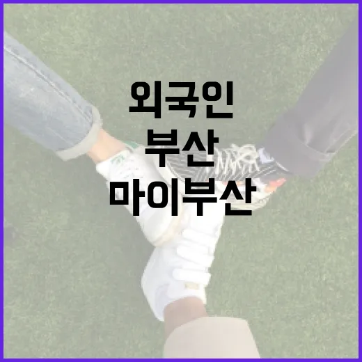 부산 외국인 위한 통합 플랫폼 마이부산 출범