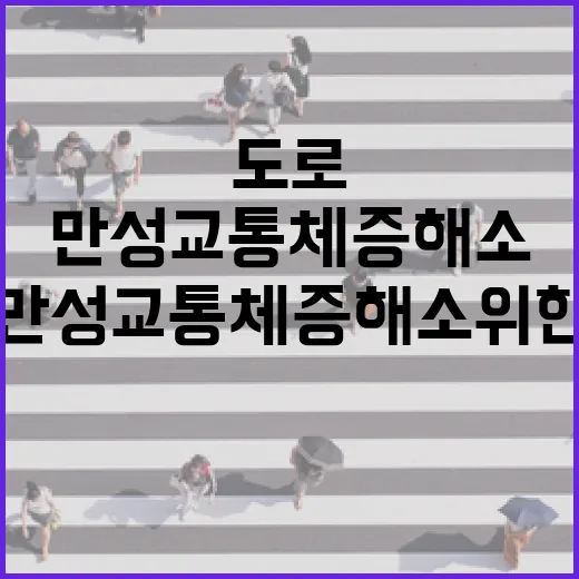 만성 교통체증 해소 위한 54.7㎞ 도로 개선 본격화