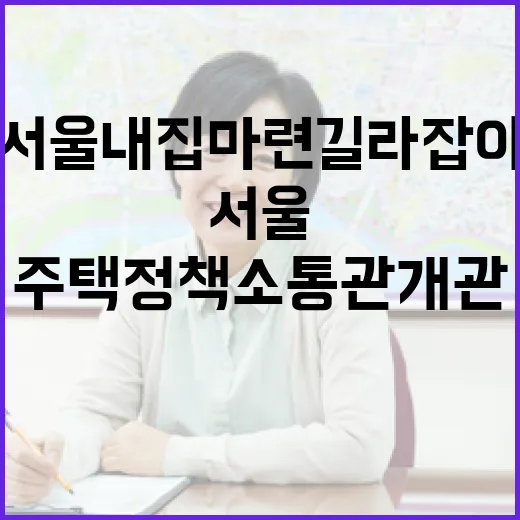 서울 내집마련 길라잡이, 주택정책소통관 개관
