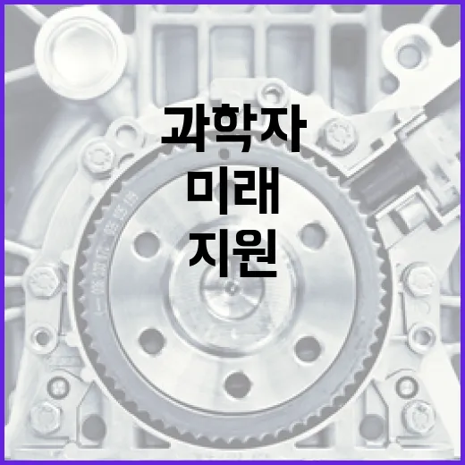 미래과학자 지원 강화, 대한민국의 약속