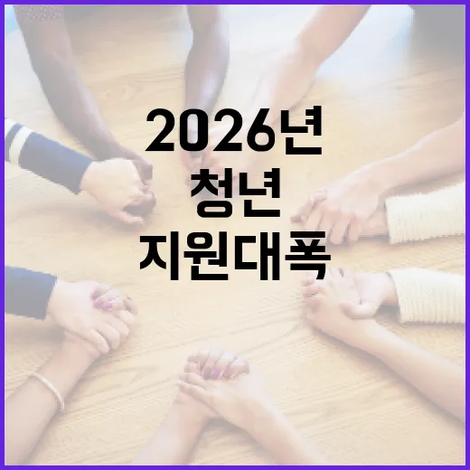 경남 청년 위한 2026년 맞춤 지원 대폭 확대