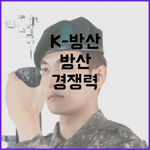 국방부·방사청, K-방산 경쟁력 위해 긴밀 협력 중