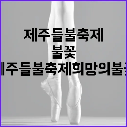 제주들불축제, 희망의 불꽃 밝히다