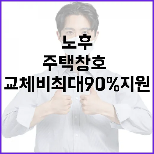 노후주택 창호·LED 교체비 최대 90% 지원