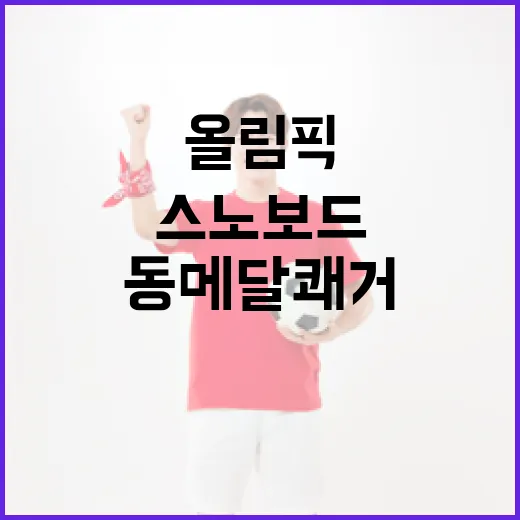 대한민국 스노보드, 올림픽 동메달 쾌거