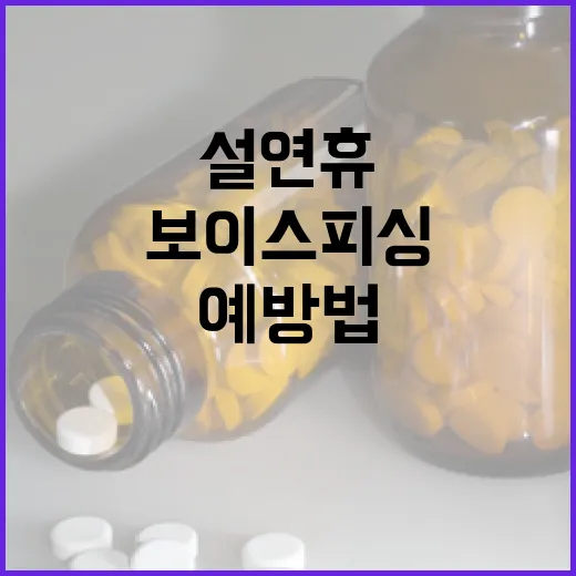 설 연휴 보이스피싱 철저 예방법 10가지