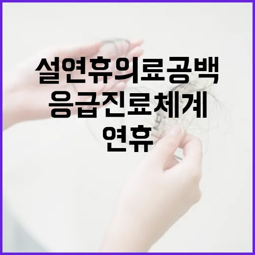 전남 설 연휴 의료 공백 없는 응급진료 체계