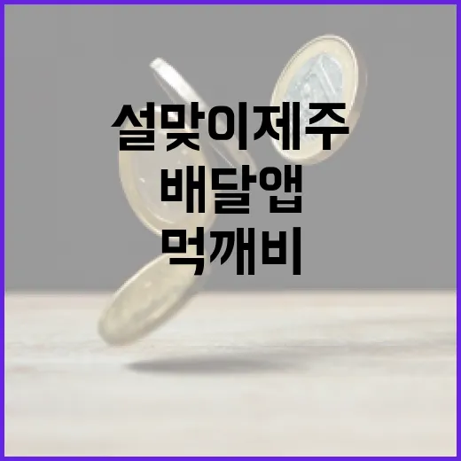 설맞이 제주 먹깨비 배달앱 할인 이벤트