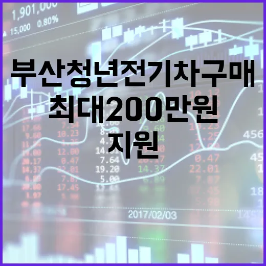 부산 청년 전기차 구매 최대 200만 원 지원