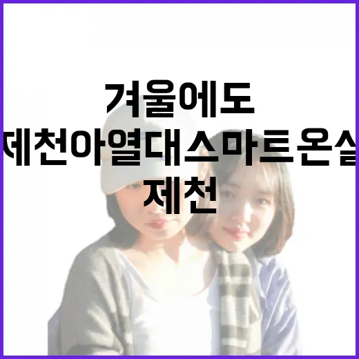 겨울에도 푸르른 제천 아열대스마트온실