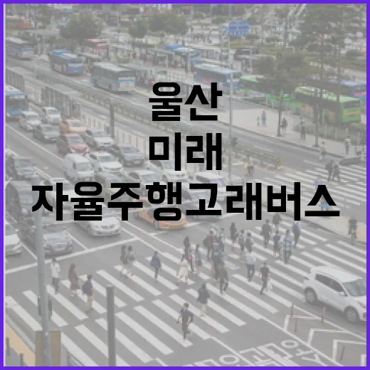 울산 미래 이끄는 자율주행 고래버스 체험기