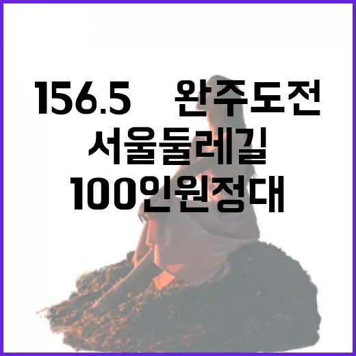 서울둘레길 156.5㎞ 완주 도전, 100인원정대 16기 모집
