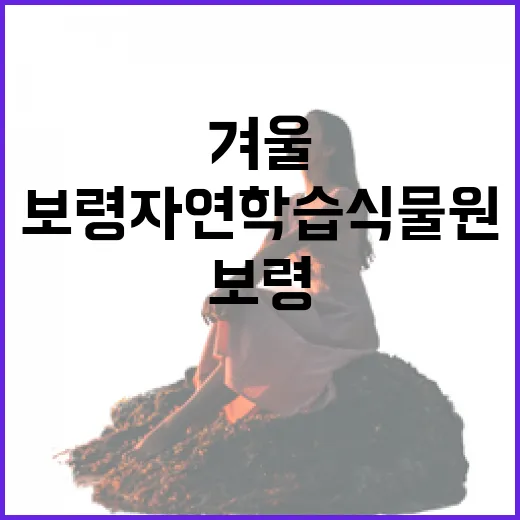 겨울에도 만나는 봄, 보령 자연학습식물원