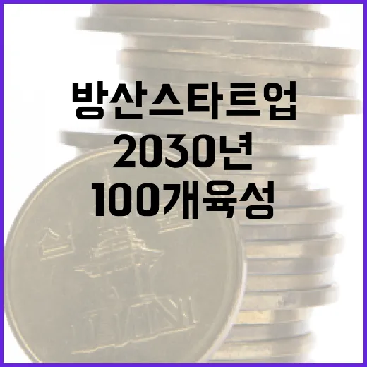 2030년 방산 스타트업 100개 육성 전략 발표