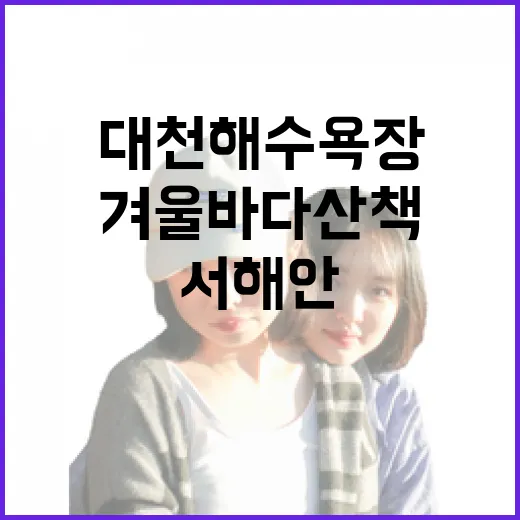 겨울 대천해수욕장, 서해안 겨울바다 산책 명소