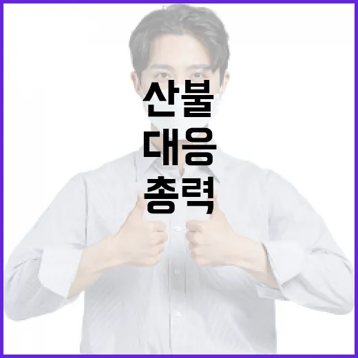 함양 산불 총력 진화와 무관용 대응